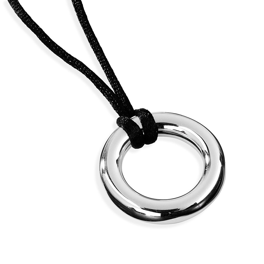 Circle of Life Cremation Pendant Sterling Silver Keepsake Necklace - Treasured Memories | Keepsake Jewelry